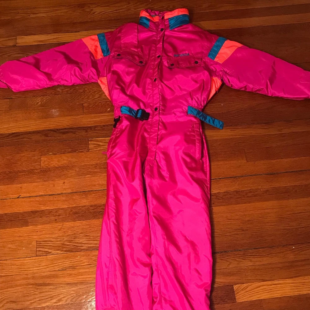 Vtg 80s 90s nevica medium ski suit womens 10